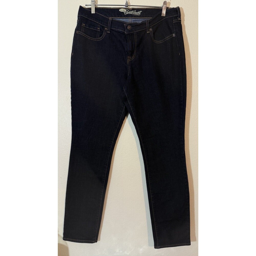 Old Navy Women's Sweetheart Tapered Jeans with Stretch - Size 12